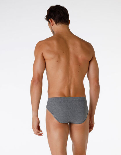 Slip in cotone Dynamic Cotton, grigio melange scuro, , LOVABLE