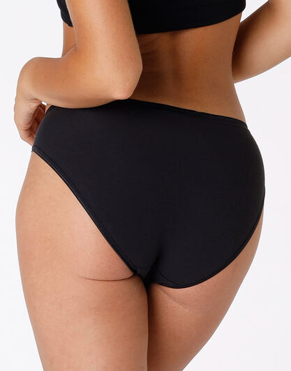 Slip mini lovely, nero in cotone soft, , LOVABLE