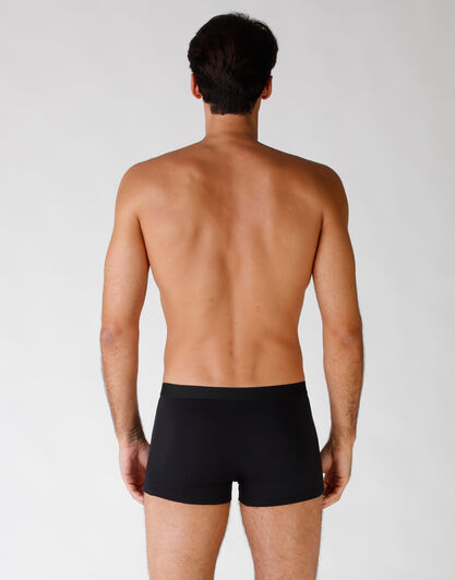 Bipack boxer in cotone elasticizzato, nero, , LOVABLE