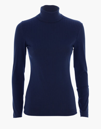 Maglia manica lunga Basic Soul, blu scuro, , LOVABLE