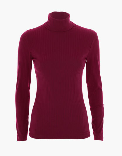 Maglia manica lunga Basic Soul, bordeaux, , LOVABLE