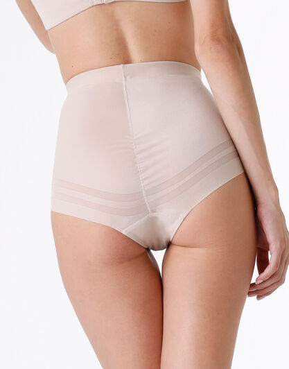 Guaina contenitiva Shaping New Fit in microfibra doppiata e tulle, skin, , LOVABLE