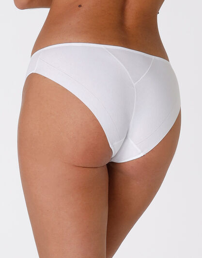 Slip Invisible Cotton bianco in cotone. Massima invisibilità-LOVABLE