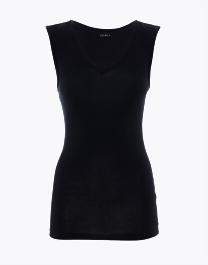 Top smanicato effetto thermal Basic Soul, nero, , LOVABLE