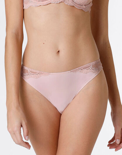 Brasiliano Trendy Lurex in microfibra e pizzo, neutro, , LOVABLE